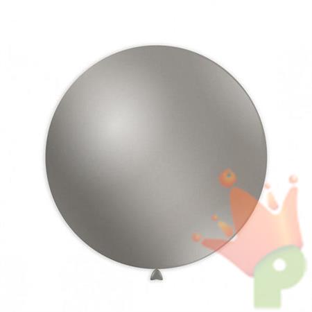 PALLONCINI ARGENTO METAL 15INCH 38 CM 50 PZ