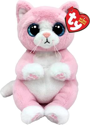 PELUCHE TY SPECIAL BEANIE BABIES GATTINA ROSA LILLIBELLE 20 CM