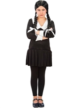 COSTUME DARK GIRL MERCOLEDI TG. VIII 12-13 ANNI H. 158 CM