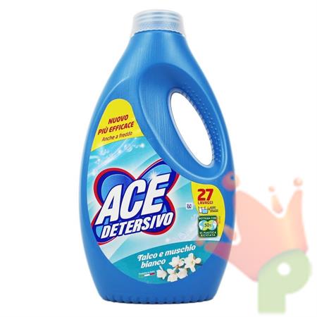 ACE DETERSIVO LIQUIDO LAVATRICE TALCO 27 LAVAGGI