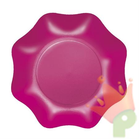 PIATTI FONDI 24 CM FUCSIA 10 PZ