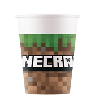 BICCHIERI MINECRAFT IN CARTA 8 PZ 200 CC