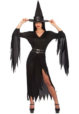 COSTUME STREGA MORTICIA TG. UNICA D3