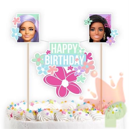 CAKE TOPPER BARBIE SWEET LIFE 26X15 CM