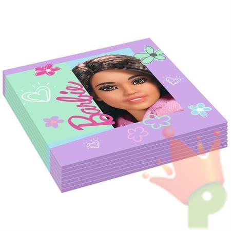 TOVAGLIOLI BARBIE SWEET LIFE 33X33 CM 20 PZ