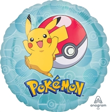 PALLONCINO MYLAR POKEMON 18 INCH 45 CM