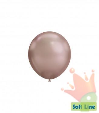 PALLONCINI SOFT LINE CHROME 5-13CM ROSA GOLD 118 100pz