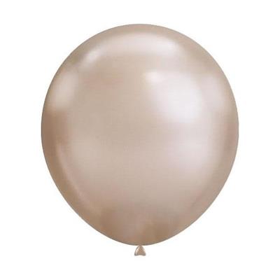 PALLONCINI SOFT LINE CROMATI CHAMPAGNE 5INCH 13 CM 100 PZ