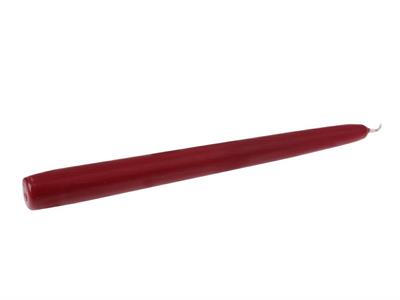 CANDELA CONICA 240/24MM ROSSO ANTICO