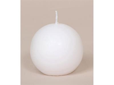 CANDELA SFERA 70MM BIANCO