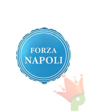 PALLONCINO MYLAR FORZA NAPOLI 18 INCH 45 CM