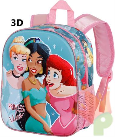 ZAINO ASILO PRINCIPESSE DISNEY 3D 31X26X11 CM