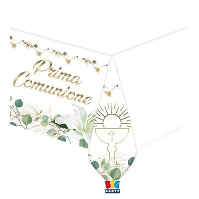 TOVAGLIA PLASTICA PRIMA COMUNIONE LILY 140X270 CM