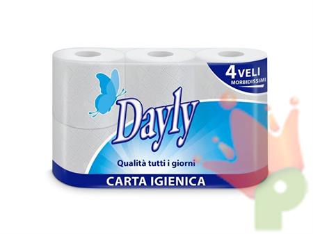 CARTA IGIENICA DAYLY 6 ROTOLI 4 VELI