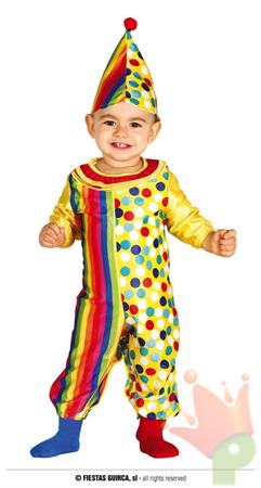 COSTUME BABY CLOWN 12-18 MESI