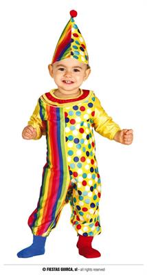 COSTUME BABY CLOWN 12-18 MESI