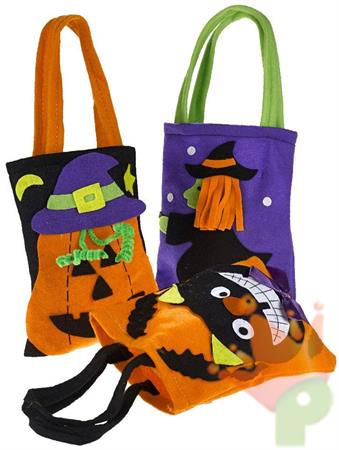 BORSA PANNO HALLOWEEN ASSORTITA 18X23 CM