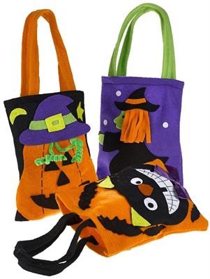 BORSA PANNO HALLOWEEN ASSORTITA 18X23 CM