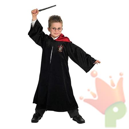 COSTUME TUNICA HARRY POTTER GRIFONDORO BAMBINI 5-6 ANNI TG M