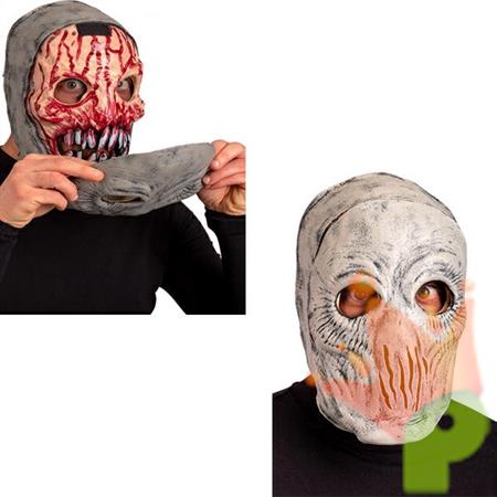 MASCHERA ALIENO DOPPIO VISO HORROR IN LATTICE