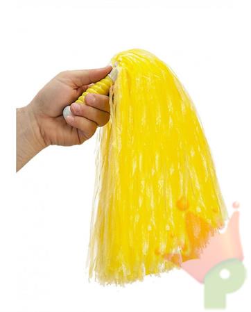 POM PON GIALLO IN PVC