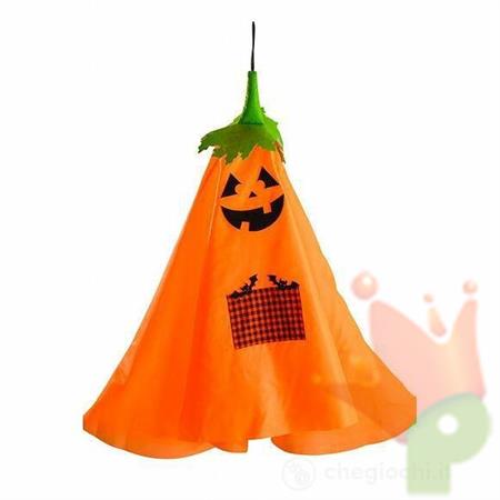 FANTASMINO ARANCIONE DECORAZIONE HALLOWEEN  H.80 CM