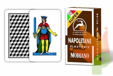 CARTE DA GIOCO NAPOLETANE MARRONE SUPER MODIANO