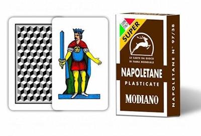 CARTE DA GIOCO NAPOLETANE MARRONE SUPER MODIANO