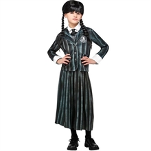 COSTUME MERCOLEDI' ADDAMS DIVISA SCOLASTICA TG L 11-13 ANNI