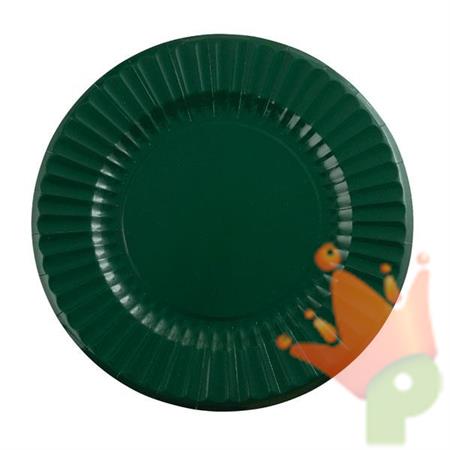 SOTTOPIATTI IN CARTA VERDE SCURO 33 CM 6 PZ