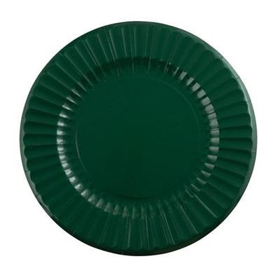 SOTTOPIATTI IN CARTA VERDE SCURO 33 CM 6 PZ