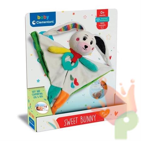 PELUCHE PRIMI MESI CONIGLIETTO RABBIT COMFORTER CLEMENTONI