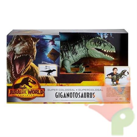 JURASSIC WORLD GIGANTOSAURO SUPER COLOSSAL