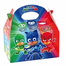 SCATOLA RETTANGOLARE PJ MASK 16X16X10,5CM 1 PZ