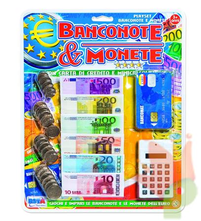 GIOCO BANCONOTE E MONETE