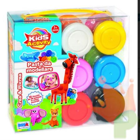 KIDS ACTIVITY PASTA DA MODELLARE 12 VASETTI