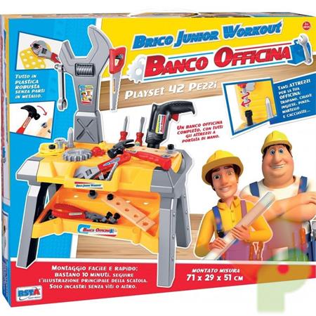 GIOCO BANCO OFFICINA BRICO JUNIOR 42PZ