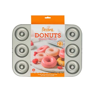 STAMPO ANTIADERENTE 12 CIAMBELLE DONUTS D. 7CM 35,5X26,5X2,5 CM