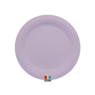 PIATTI ECOLOR LILLA 18 CM 25 PZ