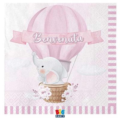 TOVAGLIOLI BENVENUTA 20 PZ 33X33 CM