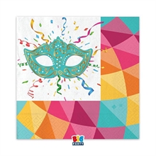 TOVAGLIOLI CARNIVAL 33X33 CM 16 PZ