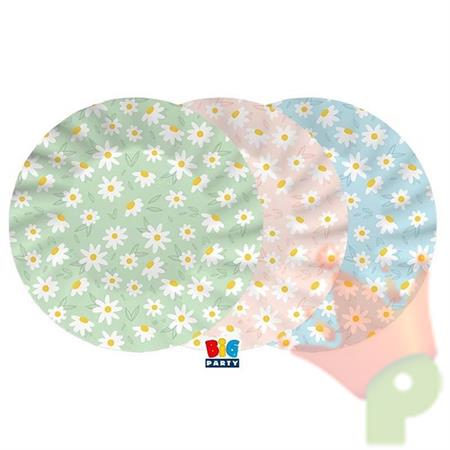 PIATTI FIORI MARGHERITE DAISY 25 CM 6 PZ