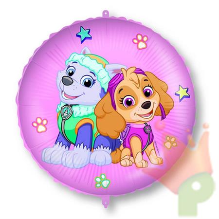 PALLONCINO MYLAR PAW PATROL SKY E EVEREST 45 CM