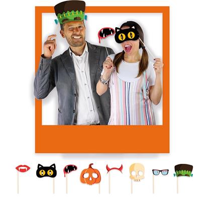 PHOTO BOOTH 20CM HALLOWEEN 8PZ