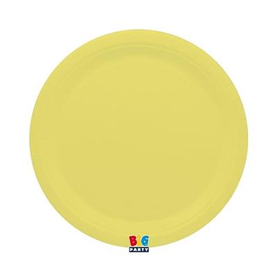 PIATTI ECOLOR GIALLO BABY 25 PZ 24 CM