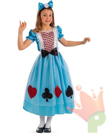 COSTUME ALICE TAGLIA VI 8-9 ANNI