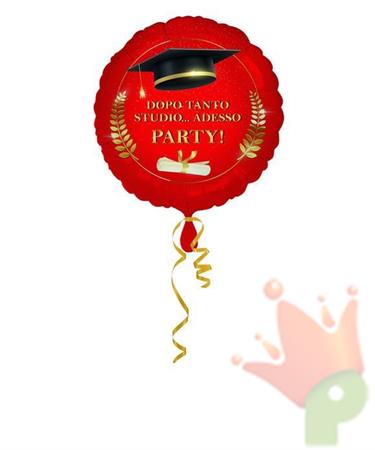 PALLONCINO MYLAR TOCCO LAUREA 18 INCH 45 CM