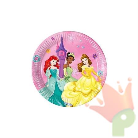 PIATTI PRINCIPESSE DISNEY LIVE YOUR STORY 20 CM 8 PZ