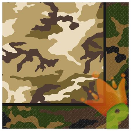 TOVAGLIOLI MILITARY CAMO 16 PZ 33X33 CM