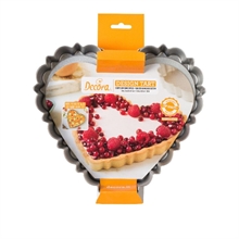 STAMPO CROSTATA CUORE FONDO MOBILE 25X23XH3 CM ANTIADERENTE